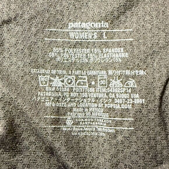 Patagonia Womens Bandha Tank Top grey floral Size Large - Picture 5 of 6